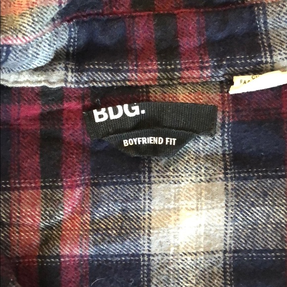 BDG Boyfriend Flannel Shirt - Picture 2 of 2